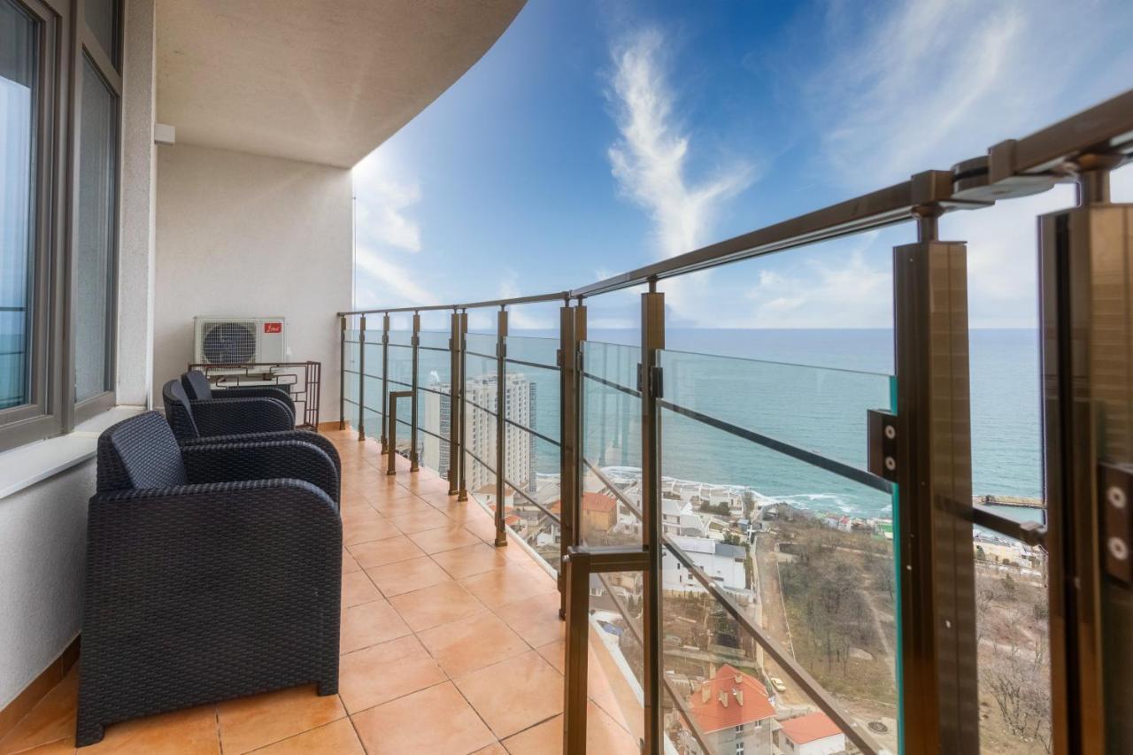 44 Pearl 1-Bedroom Panoramic Sea View Apartment 오데사 외부 사진